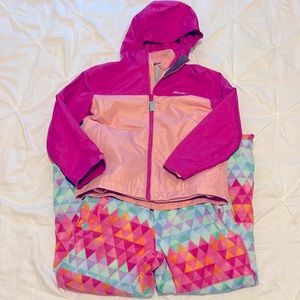 Girls Eddie Bauer Ski Set - Size Medium (10/12)